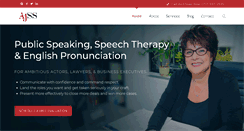 Desktop Screenshot of ajspeech.com
