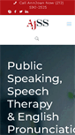 Mobile Screenshot of ajspeech.com
